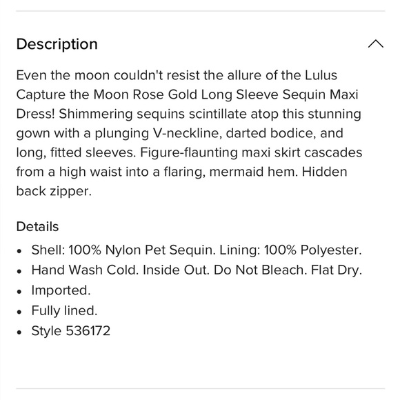 Lulus Capture the Moon Rose Gold Sequin Gown - Picture 12 of 12